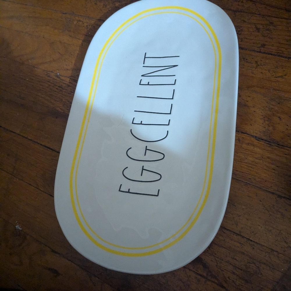 Rae Dunn Ceramic Serving Platter